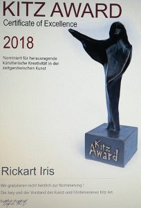 Abstrakte Malerei von Iris Rickart bei Kitz Award 2018